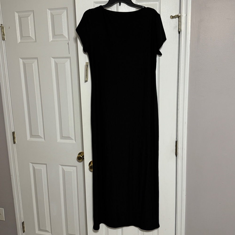 No Boundaries Black Sleeveless Maxi Dress - Picture 2 of 4